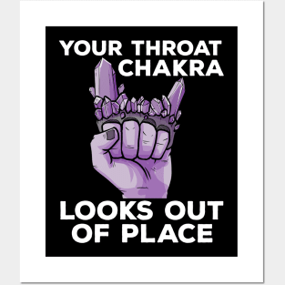 Yoga Chakra Brass Knuckles Funny Meditation Zen Statement Posters and Art